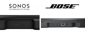 Bose Soundbar 700 vs Sonos Arc aansluitingen
