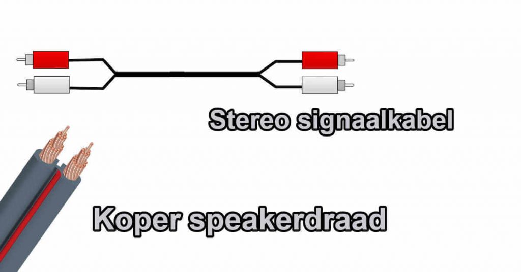 Speakerkabel of signaalkabel defect