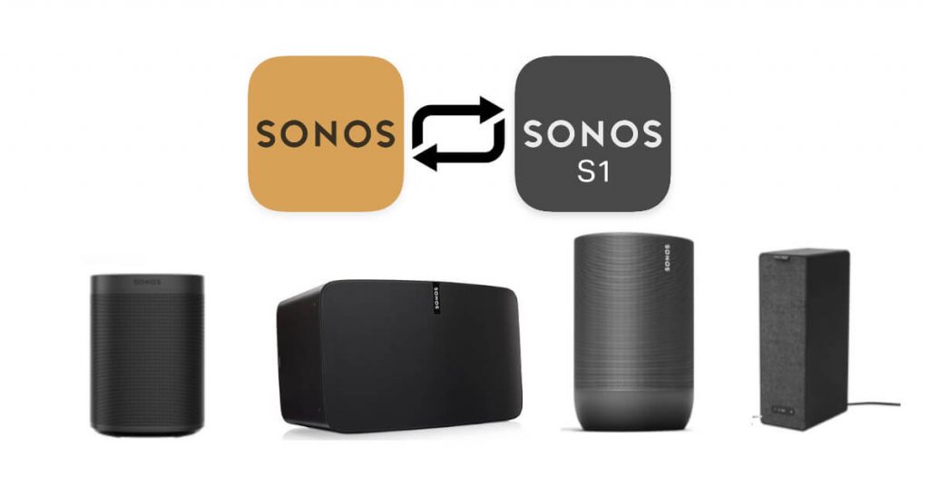 Het verschil tussen Sonos S1 en S2 app